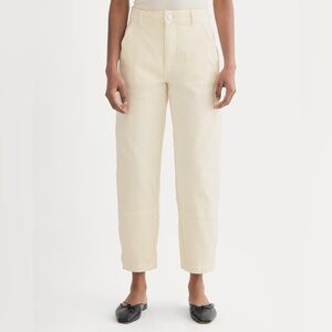 The Utility Barrel Pant Bone Color